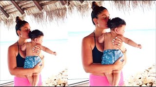 Kareena Kapoor Shared Glimpses of her 2nd Baby Boy Jah Ali Khan's 6 Month Birthday in Maldives