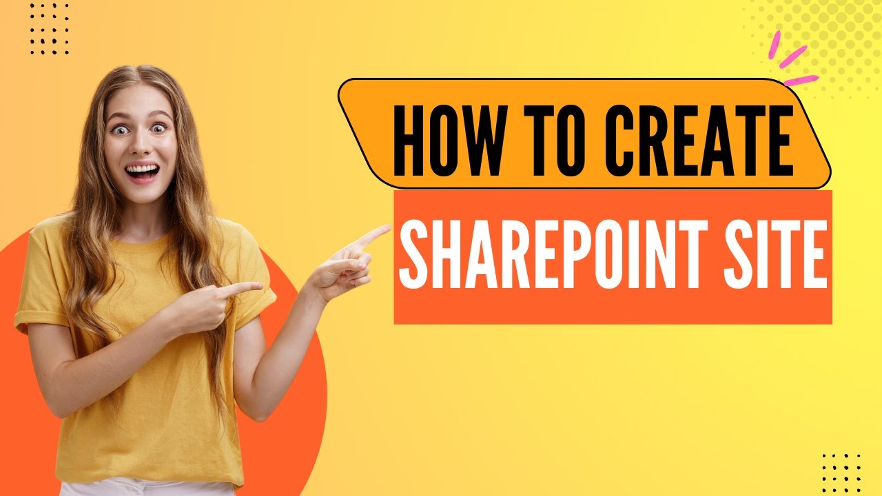 How To Create A Sharepoint Site Step By Step - YouTube