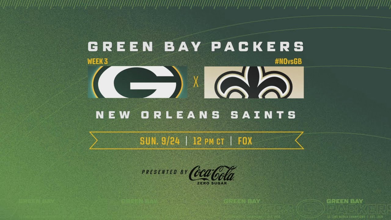 Trailer: Packers Vs. Saints | Week 3 - YouTube