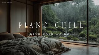 Find Calm in a Dreamy Bedroom 🎹💤 Tranquil Rain and Forest Piano Melodies for Restful Sleep 🌧️🌿