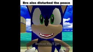 Tails Disturbs The Peace Sonic Memes