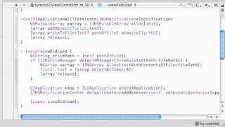 iPhone Development Tutorial - 36 - Loading the Files