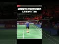 lee chong wei smooth footwork footwork badminton sports shortz