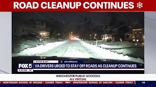 Road Conditions Tuesday: Drivers urged to use caution as cleanup continues
