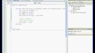 Visual Basic visual studio 2008 Variables