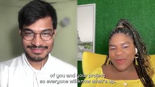 Yusuf Munna Interviewed by Hollywood Actress Trinitee Stokes