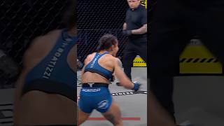 SHE DANCED ON HER 🤣 Valentina Scatizzi shrugs off Shanelle Dyer’s kick at #PFLGlasgow #PFL