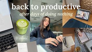 study vlog (attempting to be productive again)
