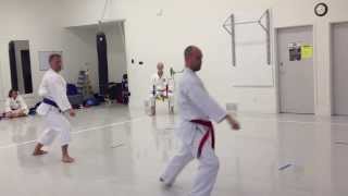 Heian Shodan Men Brown \u0026 Black Belt Tournament Kata | IDSL2013 | Shotokan Karate 2013