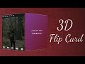 3D Flip Card Effect On Hover Using Only HTML & CSS