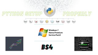 python setup 100% bs4 instillation .in windows 7 | python setup