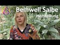 Herstellung einer Beinwell Salbe mit Olivenöl und Bienenwachs