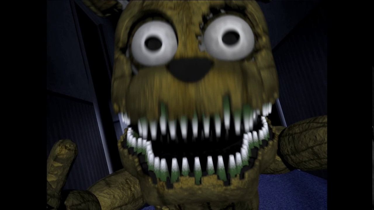 Nightmare Freddy Jump Scare Drawing