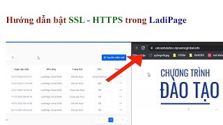 Hướng dẫn bật ssl - https trong LadiPage |dandev