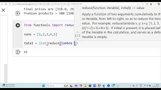 📌 Python Reduce Function Example | Functional Programming in Python