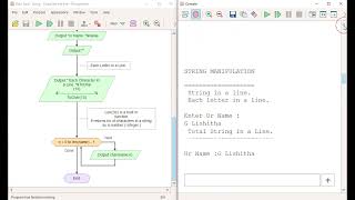 Data Type String Manipulation | Flowgorithm | Easy Coding | String Data Type | Code in all Languages