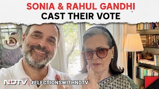 Delhi Voting Update: Rahul, Sonia Gandhi Cast Vote At A Polling Booth In Delhi