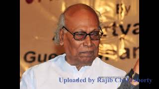 'Aamar Kabita Lekha'--Shankha Ghosh (01.09.2015) 'আমার কবিতা লেখা'--শঙ্খ ঘোষ (০১.০৯.২০১৫)