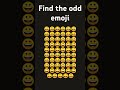 Find the odd emoji #emojichallenge #emoji #Diya's World