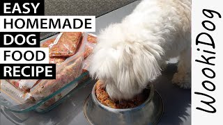 Homemade DOG FOOD Recipe (Best for a Fussy Eater) Wookidog Maltese Shih Tzu Recommendations