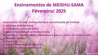 Áudio Ensinamentos de Meishu-Sama - Fevereiro/ 2025