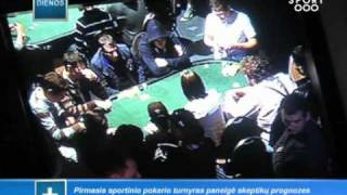 SPORT1: Inauguraciniame pokerio turnyre tarp finalininkų nepateko nei vienas pokerio profesionalas