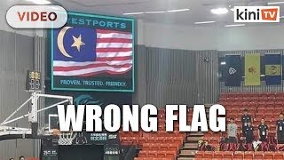 Basketball association apologises for 'five-pointed star' M'sian flag