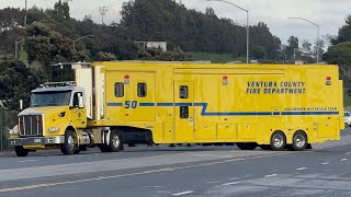 *EXTREMELY RARE* Ventura County FD Hazmat 50 ( HM50 ) Clearing from a Methane Gas Spill! #vcfd