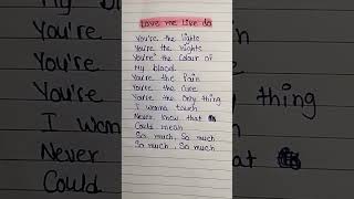 #Ellie Goulding ~love me like you do # lyrics #trending song 💖💐