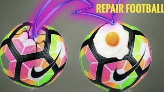 How to repair puncture football || how to fix football puncture || puncture football repair