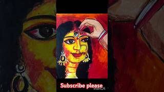 আবার ও একটা বছরের অপেক্ষা। 💞🌼 Maa durga drawing