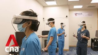 NUS taps on virtual reality to train medical students in handling agitated patients