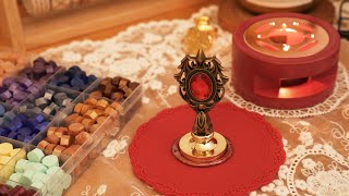 [구독자이벤트] '꾸밀가' 무지개 실링왁스 세트 활용 해 다꾸하기｜협찬｜빈티지 다꾸｜ASMR｜Sealing wax｜Vintage journal｜Vintage Diary [4K]