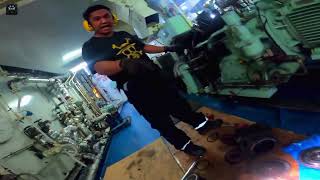 REPLACED MAIN AIR COMPRESSOR VALVE STAGES/SAUER COMPRESSOR | Cebu MaKinista