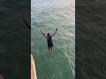 20 అడుగుల ఎత్తు నుండి సముద్రంలోకి దూకేసా jumped into the sea from 20 feet height adventure