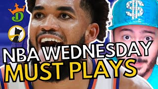 NBA DFS Wednesday 11/13 (DraftKings Underdog Prizepicks MUST PLAYS) | NBA DFS Picks + NBA Props