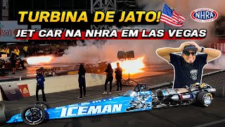 Turbina de Jato! Jet Car na NHRA em Las Vegas