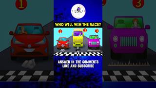 Can you solve, which vehicle will Conquer 🏆 #riddleswizard #riddles  #quiz #race