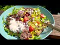 cheeseburger bowl. high protein low carb. asmr cooking.