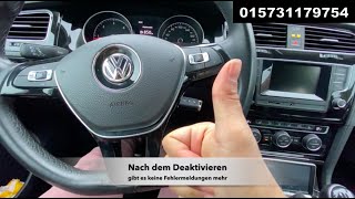 VW Golf Abgasrückführung defekt? AGR-Ventil deaktivieren