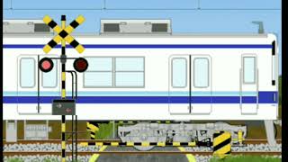 Railroad Crossing And Train TKG 25