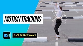 How to Stick Text \u0026 Effects to Moving Objects (Motion Tracking) | PowerDirector Tutorial