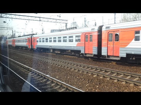 ED4M EMU arrives at Moscow Yaroslavskaya railway station, April, 2018 ED4M EMU arrives at Moscow Yaroslavskaya railway station, April, 2018