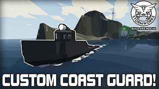 Custom Boats, Big Waves & Coast Guard Missions! (Stormworks: Build & Rescue #01)