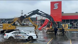 Thieves in Newfoundland use heavy equipment in brazen ATM robberies