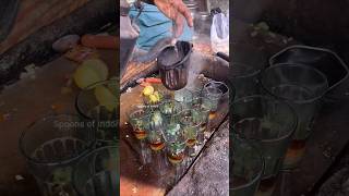 India's Traditional Hygienic Hajmola Lemon Tea Making #shorts