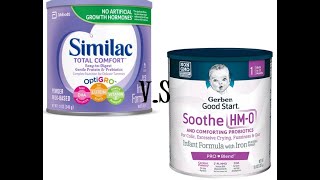 Similac Total Comfort vs Gerber Soothe