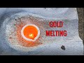 Smelting The Gold / Melting Gold Extracted From Rivers And Streams At Home