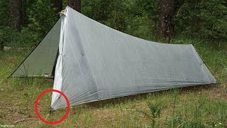 Quick tutorial on tarp corner reinforcements.