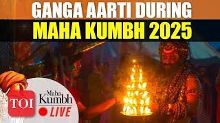 Live | Ganga Aarti At Prayagraj Triveni Sangam Marks Maha Kumbh 2025 Celebration | Watch